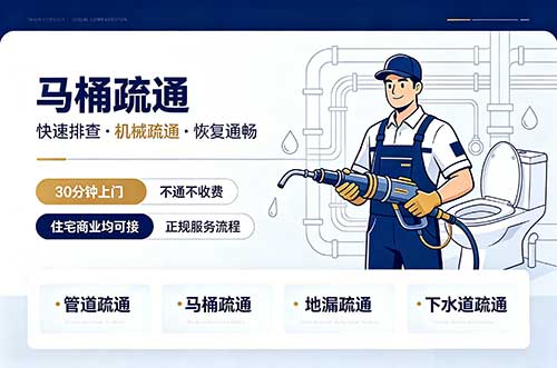 四方马桶疏通