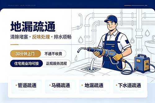 四方地漏疏通