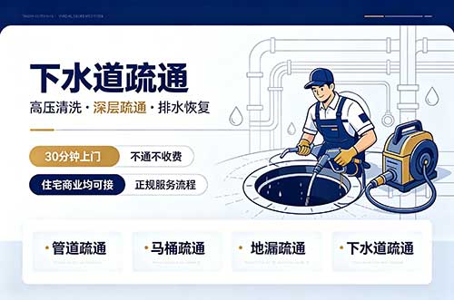 四方下水道疏通
