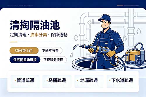 四方清掏隔油池